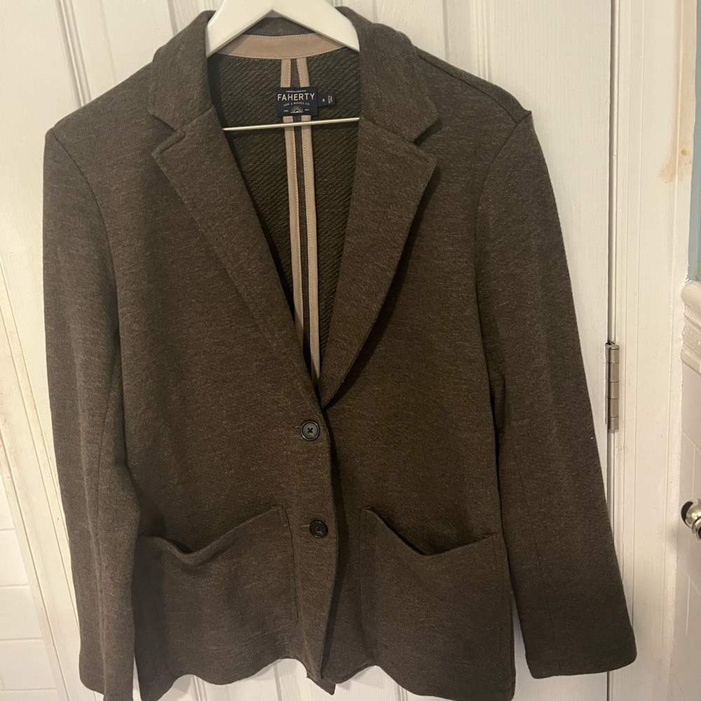 Faherty Textured Tan Jacket - worn once